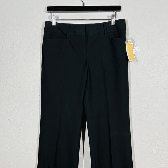 NEW! Michael Kors Gramercy Fit Trouser Flare Pant Career Casual Black - 4 - Picture 2 of 6